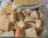Foto langkah ke 2 dari resep Steam Bread Pudding / Setup Roti Tawar.