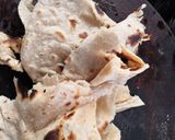 A picture of step 2 of Roti ki churi.