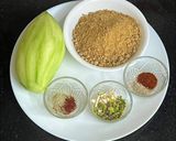 A picture of step 1 of Gud wala chunda.