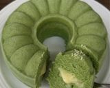 Foto langkah ke 7 dari resep Bolu Kukus Pandan Keju Lumer.