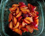 A picture of step 1 of Plum Crumble.