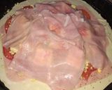 Foto del paso 4 de la receta: Tarta de jamón, queso, tomate y huevo