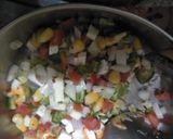 A picture of step 1 of Corn veggies sandwich.