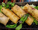 Hình bước làm 2 của món Mâm cơm gia đình #43 (Spring roll party)