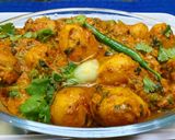 A picture of step 4 of Punjabi Dum Aloo.
