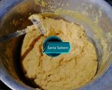 A picture of step 4 of Chana Daal Halwa.