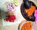 Foto langkah ke 4 dari resep Urap pakis dan tauge.