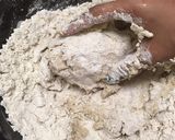 A picture of step 3 of Dough for Chappatis/ Indian flat bread.