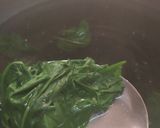 A picture of step 2 of Shahi Palak Paneer.