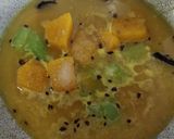 কুমড়ো,ঝিঙে সহ ভাজা মুগ ডাল (kumro jhinge saho bhaja moog dal recipe in Bengali) রেসিপি ধাপ - 3 ছবি