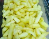A picture of step 2 of Pizza Fries.