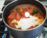 A picture of step 4 of Papaya sweet pachadi.