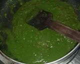 A picture of step 5 of Palak Paneer.