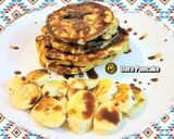 A picture of step 4 of 4 different types of Pancakes.