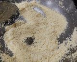 A picture of step 2 of Rava Kesri Halwa Kesri Bath.