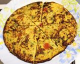 A picture of step 6 of Spanish Omelette with Indian Flavour.