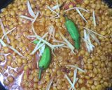 A picture of step 4 of Chana dal fry.