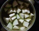 Hình bước làm 4 của món Canh bầu giò dê