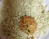 A picture of step 8 of Maggi Manchurian.
