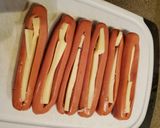 Tepsiben sült Hotdog 🌭 recept fázis 2 fotója