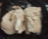 A picture of step 2 of Tri colour modak.