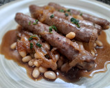 Foto del paso 7 de la receta: Salchichas encebolladas en cerveza negra con fessolets