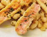 Foto del paso 5 de la receta: Filetes de Salmonetes fritos con Alubias blancas y Tocino ibérico