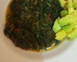 A picture of step 4 of Mchicha and spinach # 4weeks challenge #charity recipe#.