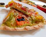 Spinach Hummus Thin Crust Pizza with Hummus Salad recipe step 30 photo