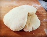 Pita készítés recept fázis 3 fotója