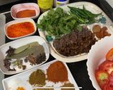 A picture of step 2 of Al rehman-beef Biryani.