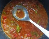 A picture of step 3 of Bhindi Curry.