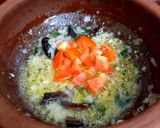 A picture of step 2 of South Indian style egg rice.