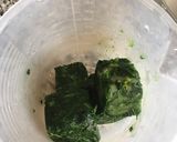 Foto del paso 1 de la receta: Gofres de espinacas (waffles)