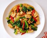 Foto langkah ke 4 dari resep Tumis Tahu Sawi.