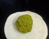 A picture of step 6 of Khasta matar kachori.