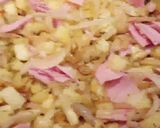 Une image de l'étape 5 de Tarte salée pomme de terre Jambon Mozarella.