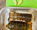A picture of step 3 of Lobster tails in aromatic butter.