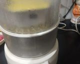 A picture of step 3 of Dhokla e salsa.