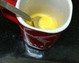 A picture of step 1 of Butterscotch custard flavoured kulfi falooda.