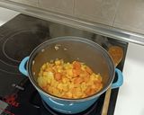 Foto del paso 2 de la receta: Quinoa con lentejas rojas, calabaza y heura