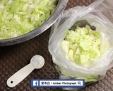 A picture of step 5 of Dumplings (Cabbage Filling + Chive Filling + Corn & Scallion Filling) (Video).