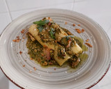 Foto del paso 9 de la receta: Puerros confitados con panceta y pesto de rúcula y pistachos
