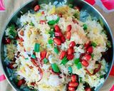 A picture of step 8 of Veg Biryani.
