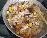 Foto del paso 3 de la receta: Pollo con piña y calabaza