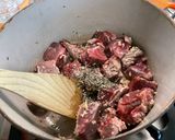 A picture of step 5 of Peposo-Style Beef with Black Pepper and Red Wine.