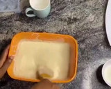 A picture of step 4 of Title:Chicken pancake wrap.