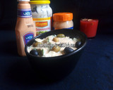A picture of step 1 of Creamy cucumber salad.