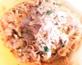 A picture of step 2 of Aloo ka Paratha with Raw Potatoes.