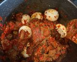 A picture of step 7 of Ofada sauce.